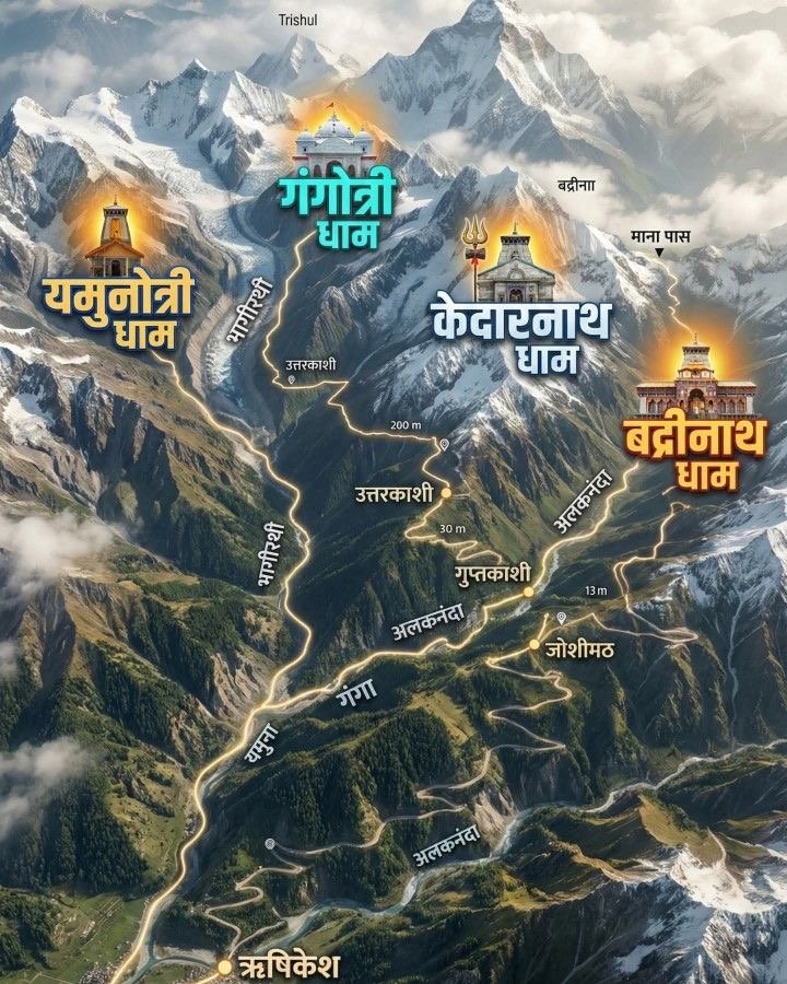 🛕 Budget Char Dham Yatra Package (Haridwar to Haridwar | 9 Nights / 10 Days)